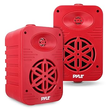 【中古】PDWR55RD 屋内屋外スピーカーペア - 500ワット デュアル防水 5.25インチ 2ウェイフルレンジスピーカーシステム 1/2インチ高コンプライアンスポリ 【中古】PDWR55RD 屋内屋外スピーカーペア - 500ワット デュアル防水 5.25インチ 2ウェイフルレンジスピーカーシステム 1/2インチ高コンプライアンスポリ