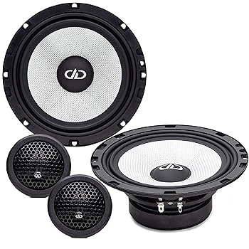 【中古】DD Audio D-C6.5b 6.5インチ 245W コンポーネントスピーカー