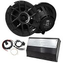 【中古】wet sounds Zeroシリーズ - ZERO-6-XZ-B ブラック 6.5インチ パワースポーツ & マリンスピーカー ホーン搭載チタンツイー...