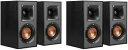 【中古】Klipsch リファレンス R-41M ブックシェルフスピーカー (2ペア - スピーカー4個 ブラック)