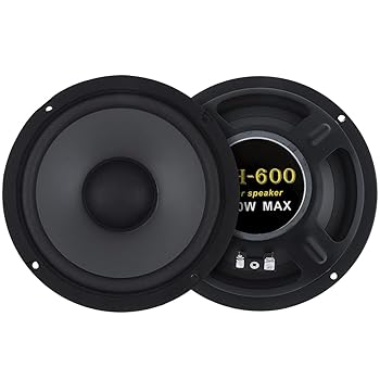 【中古】【未使用】DriSentri 2ピース 同軸カースピーカー ラウドスピーカー 6.5インチ 600W 2ウェイ 車 HiFi 同軸スピーカー フルレンジ周波数スピーカー