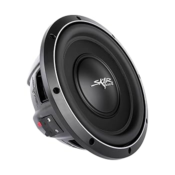 【中古】【未使用】Skar Audio VS-10 D2 10インチ 1000W 最大電力 デュアル2オーム シャローマウント カーサブウーファー