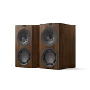 【中古】【未使用】KEF Q Concerto Meta HiFi スピーカー | Q コンチェルト| ウォールナット ペア | 3ウェイ・ブックシェルフ型スピーカー | 第9世代Qシリーズ | 音