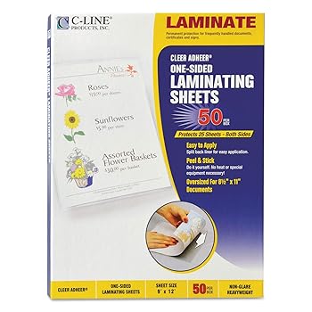 CLI65004 - C-line Cleer Adheer Nonglare Laminating Film by C-Line