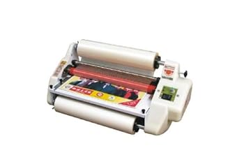 【中古】サイズ17.52（445mm）A2 +用4ローラーホットおよびコールドロールラミネートマシン8460