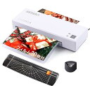 【中古】ラミネーター a4対応 ラミネート機械 3点セット 裁断機 角取り器付 ラミネートフィルム 20枚付 2分間ウォームアップ 詰まり防止レバー搭載 コー