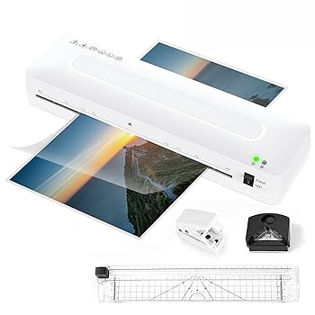 18 inches - 20 inches - 【中古】ラミネーターマシン インジケータライト付き、ポータブルサーマルラミネーター、40個のラミネートポーチ付き、高速ウォームアップと2つの加熱モ