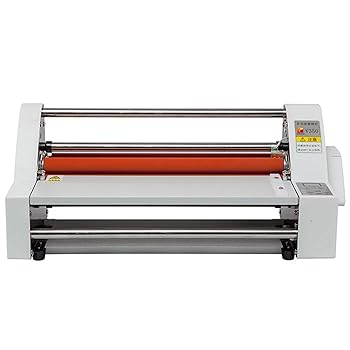 【中古】【未使用】ホットコールドロールラミネーター片面両面ラミネーターマシンホームオフィス学校用サーマルラミネーター - 温度制御、デジタルディスプレイ、ホ