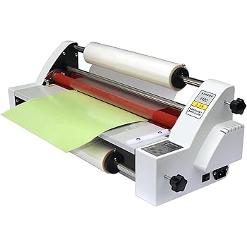 【中古】【未使用】ホットコールドロールラミネーター、450mm A2ラミネーター片面および両面ラミネート機、正確な温度制御、高速ウォームアップ、気泡なし、ホーム