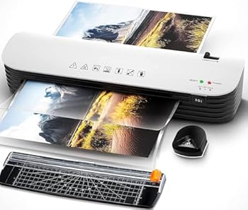 【中古】ラミネーター、A4ラミネーターマシン、4イン1サーマルラミネーター、ホームオフィス、学校用、最大幅9インチ、クイックウォームアップ、ペーパー