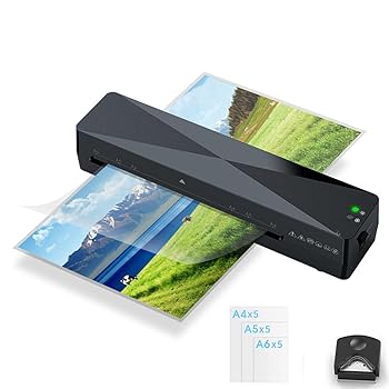 【中古】ラミネーター、9 インチ熱ラミネーター マシン、A4A5A6 プラスチック シーリング フィルム * 各 10 + フィレット * 1 付き、2 分のクイック ウォ 【中古】ラミネーター、9 インチ熱ラミネーター マシン、A4A5A6 プラスチック シーリング フィルム * 各 10 + フィレット * 1 付き、2 分のクイック ウォ