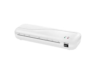 【中古】【未使用】オフィス用ホット＆コールド高速ウォームアップロールラミネーターマシン、A4用紙ドキュメント写真用 商業用