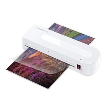 【中古】A4 ホットラミネーターラミネート機 A4 ドキュメント写真ブリスター包装プラスチックフィルム用ワンクリックフィルムリリースロールラミネーター