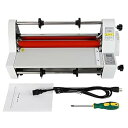 【中古】13インチラミネート機、350mm 110V ホットコールドロールラミネーター シングル+デュアルサイドロール デジタルディスプレイ 学校オフィス用クロ(2)