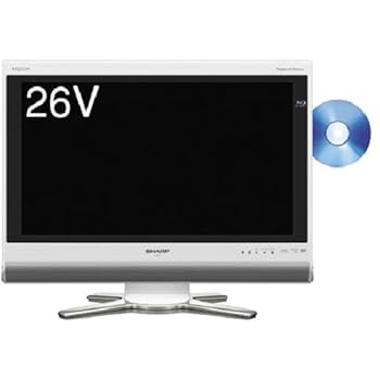 【中古】シャープ 26V型 液晶 テレビ AQUOS LC-26DX1-W ハイビジョン ブルーレイレコーダー内蔵 2008年モデル 【中古】シャープ 26V型 液晶 テレビ AQUOS LC-26DX1-W ハイビジョン ブルーレイレコーダー内蔵 2008年モデル
