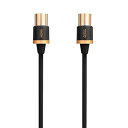 【中古】エレコム アンテナケーブル 【 4K 8K対応 】 F型端子 差込式S-差込式ストレート スリムケーブル 0.7m 2本入り ブラック DH-ATSS48K207BK(2)