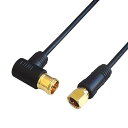 【中古】F-Factory アンテナケーブル 3m (スリム・極細) 4K8K/ BS/CS/地デジ/CATV 放送対応 S-2.5C-FB 同軸ケーブル 3m...