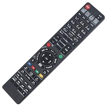 For Visual Equipments - 【中古】PerFascin 代用リモコン replace for パナソニック リモコン ブルーレイ Panasonic DIGA ディーガ N2QAYB001055 N2QAYB001142 N2QAYB001148 N2QA