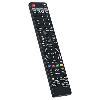 【中古】PerFascin 代用リモコン replace for シャープ アクオス SHARP AQUOS ブルーレイ リモコンGA652PA DV-ACW82 DV-ACW85 DV-ACW90