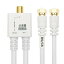 【中古】【未使用】ホーリック アンテナ分波器 【4K8K放送(3224MHz)/BS/CS/地デジ/CATV 対応】 ケーブ..