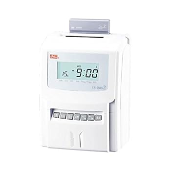 【中古】マックス 電子タイムレコーダー ER-250S2 ホワイト 1台 生活用品 インテリア 雑貨 文具 オフィ..
