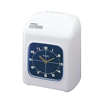 【中古】アマノ タイムレコーダーホワイト EX-3000NCW