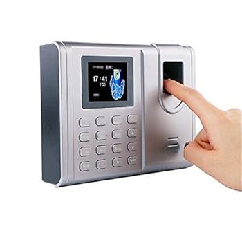 【中古】指紋出席機 出席マシン指紋、指紋、音声チェックイン機メタル 従業員チェックインレコーダー (色 : Photo color, Size : Oner size)