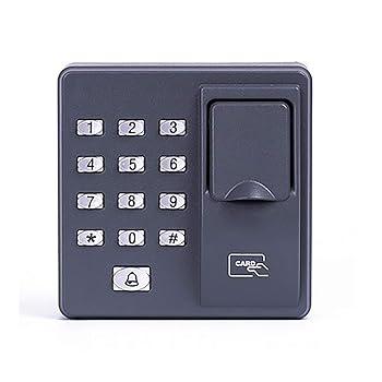 【中古】【未使用】タイムレコーダー 指紋パスワードアクセス制御指紋とIDカード出席機 勤怠 出退勤管理 オフィス 工場 ホテル 学校 (色 : Photo color, Size : 8.5