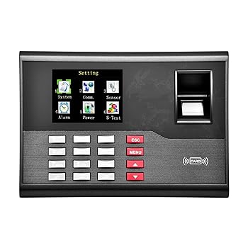 【中古】【未使用】エンタープライズ出席マシン バイオメトリックフィンガープリントタイム出席クロックレコーダー従業員デジタル電子英語読者機械 USB RFID IDカー(2)