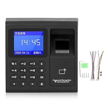 【中古】エンタープライズ出席マシン 時間出席システムクロックレコーダー1.8時間出席マシン26/34 125kHzバイオメトリックフィンガープリントIDカードキ