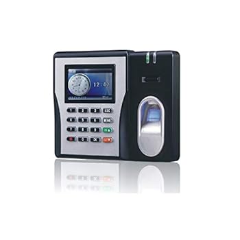 【中古】バイオメトリクス指紋時間出席時計レコーダー従業デジタル電子英語スペイン語ポルトガル語音声リーダー機 タイムレコーダーの従業員
