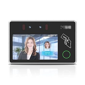 【中古】【未使用】タイムレコーダー 5インチ顔認証出退勤管理機 指紋顔認証入退室管理機 勤怠 出退勤管理 オフィス 工場 ホテル 学校 (色 : Silver, Size : One size)【メーカー名】【メーカー型番】【ブランド名】【...