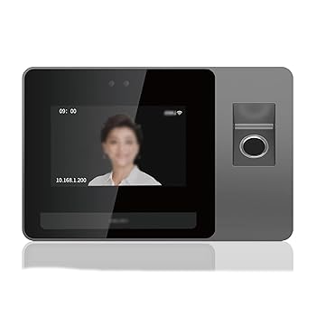 【中古】【未使用】タイムレコーダー 顔認識出勤機 スタッフサインイン機 インテリジェントパンチカード機 指紋認証機 出勤記録計