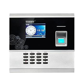 【中古】【未使用】従業員出席機 指紋出席マシン U ディスク ダウンロード 音声ブロードキャスト オン/オフ 出席パンチング マシン 出勤レコーダー タイムレコーダ