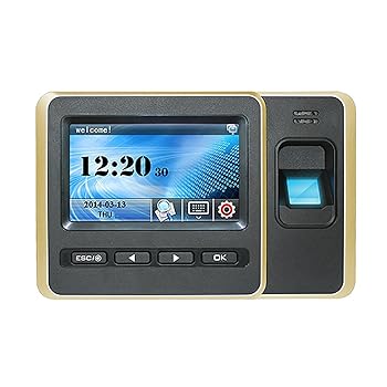 【中古】【未使用】従業員出席機 指紋勤怠管理機 自動レポート生成 勤怠管理機 出勤レコーダー タイム..