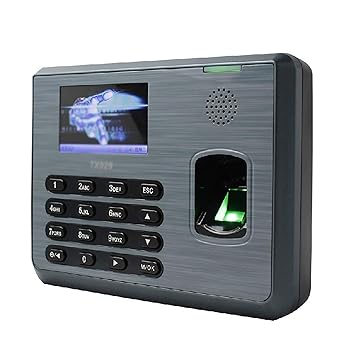 【中古】【未使用】従業員出席機 指紋出席機サインイン機指紋機チェックイン機 チェックイン機 (色 : グレー, Size : 18x3.7x13.5cm)