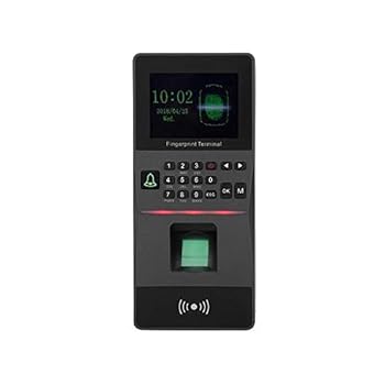 【中古】勤怠管理時計 2.8インチTFTカラー画面従業員の指紋出席リーダー 時間出席時計