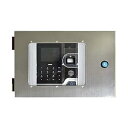 【中古】【未使用】勤怠管理時計 時間出席マシンステンレス保護ボックス指紋防水パンチカードマシン 時間出席時計(2)