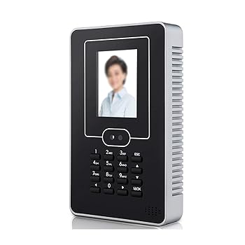 【中古】【未使用】出席機 出席機顔認識出席機従業員パンチカード機 (色 : Black, Size : 17.3x11x3.2cm)