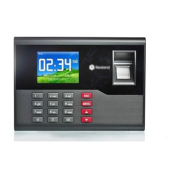 【中古】【未使用】出席マシン カラースクリーン出席MachineFingerPrint出席機中国語と英語の出席機 インテリジェントな生体認証指紋時間出席機 (色 : Black, Size