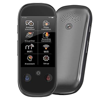 【中古】言語翻訳機 117言語 即時翻訳 写真翻訳機 12言語 レコーダー付きオフライン翻訳 電子辞書 勉強・仕事に最適 効率重視 charitable