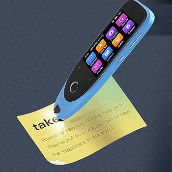 【中古】【未使用】112言語音声翻訳リーディングペン3インチ画面電子辞書ペンスキャンテキスト翻訳者勉強、仕事、旅行に最適翻訳デバイス(B)が必要です希望に満ちた