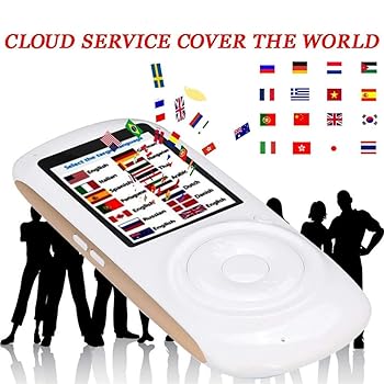 音声付き 16 言語翻訳デバイス、2.4 インチ画面、WiFi、リアルタイム電子翻訳が必要 効率 charitable
