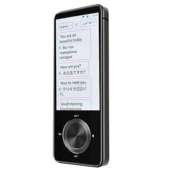 【中古】スマート音声翻訳機、オフライン翻訳機、3.0インチタッチスクリーンポータブル言語翻訳機、107..