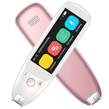 【中古】NGOXDNS(ンゴクスデンス) 112言語翻訳リーディングペンスマートスキャン辞書ペン3.5インチ画面電子辞書ポータブル双方向音声オフラインWiFi翻訳