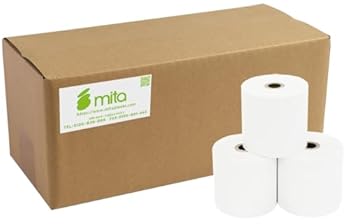 【中古】mita 302LC CL01T-WH JET-650LSR 対応 汎用 感熱 レジ ロール紙 （ 10巻 パック ） クローバー電子用