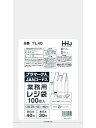 【中古】【未使用】レジ袋 白色 取っ手付き 390(マチ135)x480mm 2000枚 西日本40号 東日本30号 TL40(4)