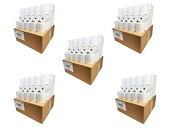 【中古】【未使用】55GSM ? シュリンクラップ 3 1/8 x230フィート クローバーステーション サーマルペーパーロール (10ケース ? 500ロール) BPAフリー M129C M244
