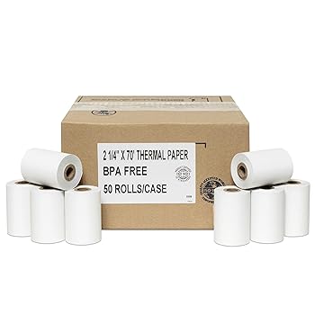 Ingenico ict250 ( 2 ? 1 / 4 " x 70 ' ) Thermal Receipt用紙 ? 100 rolls