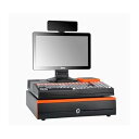 【中古】電子レジスター、 キーボードドラッグストアコンビニエンスストア文具店レジコンピュータ、統合レジ付きスマートショッピングモールスーパーマー